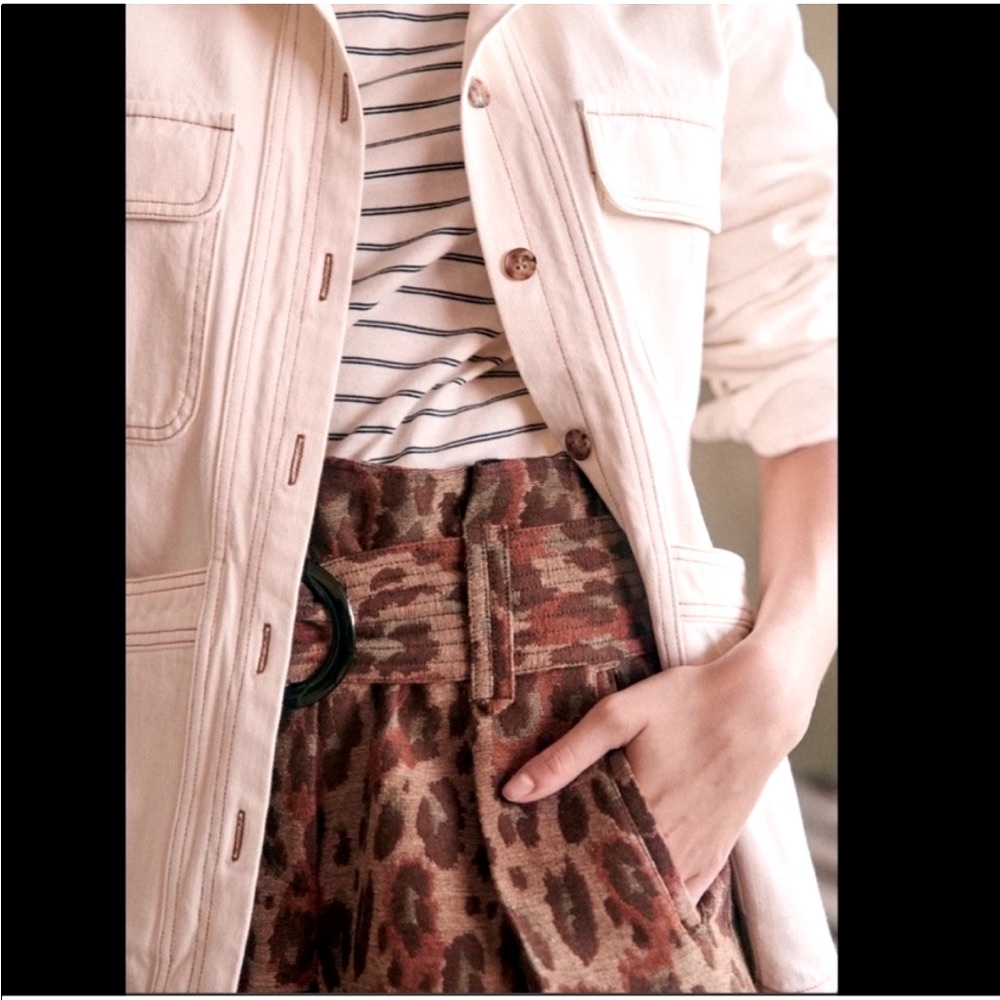 Sezane Willa jacket Ecru Size small - Picture 2 of 7